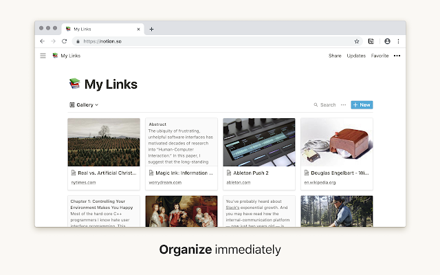 Screenshot 2 of Notion Web Clipper