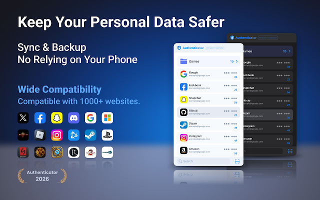 Screenshot 1 of Authenticator App