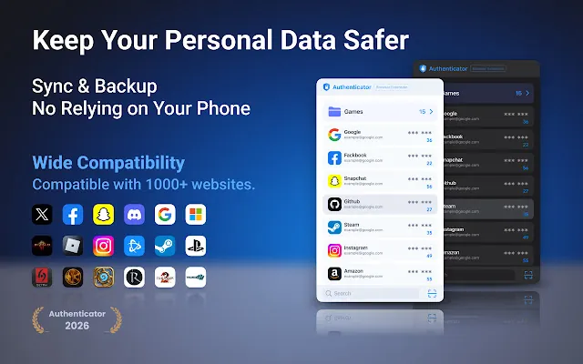 Screenshot 1 of Authenticator App