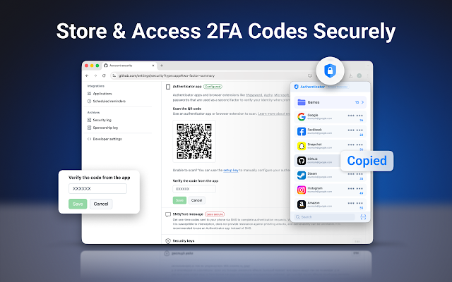 Screenshot 2 of Authenticator App