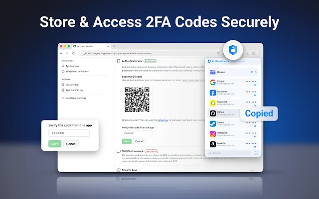 Screenshot 2 of Authenticator App