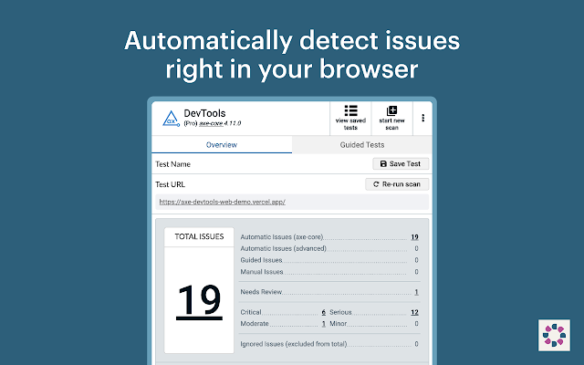 Screenshot 2 of axe DevTools - Web Accessibility Testing