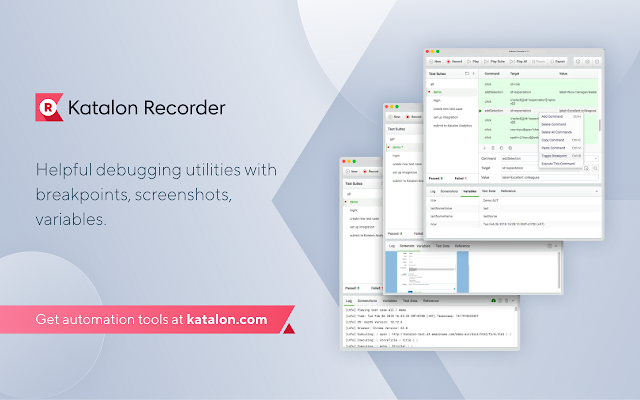 Screenshot 2 of Katalon Recorder (Selenium tests generator)
