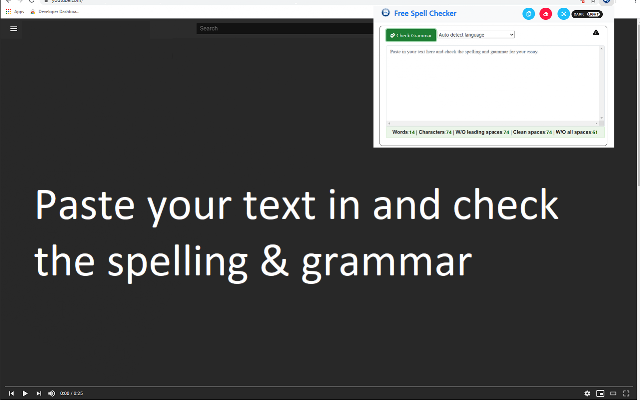 Screenshot 1 of Free Spell Checker for Google Chrome™