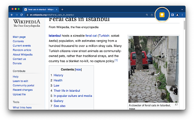 Screenshot 1 of Google Keep Chrome Extension