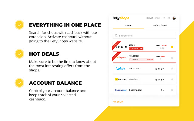 Screenshot 2 of Cashback service LetyShops