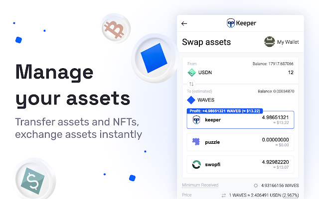 Screenshot 2 of Keeper Wallet