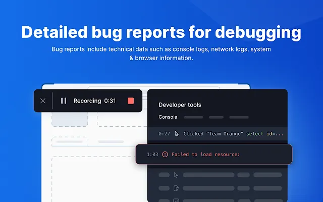 Screenshot 2 of BrowserStack Bug Capture: Report & resolve bugs faster