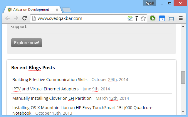 Screenshot 2 of Webpage Spell-Check