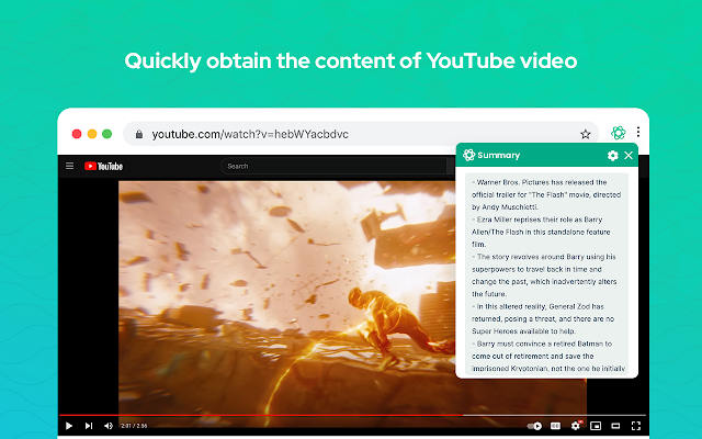 Screenshot 2 of Summary Webpage - Summarize Youtube videos | AI - Assistant