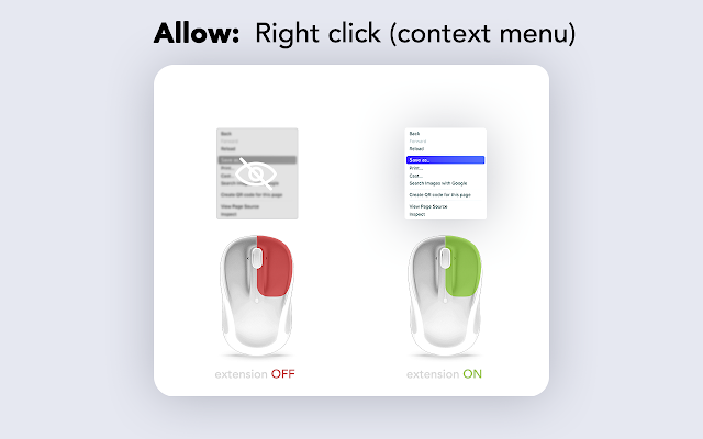 Screenshot 1 of Enable right click - allow copy & select