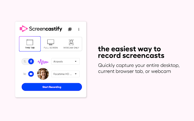 Screenshot 1 of Screencastify - Screen Video Recorder