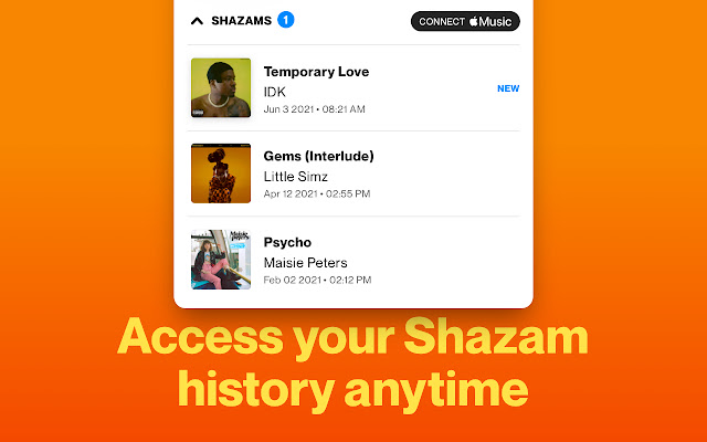 Screenshot 2 of Shazam: Find song names from your browser