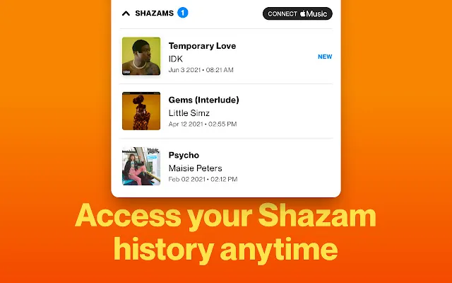 Screenshot 2 of Shazam: Find song names from your browser