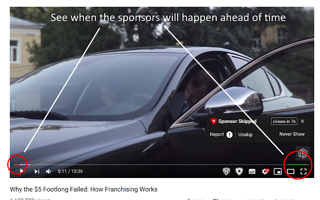 Screenshot 1 of SponsorBlock for YouTube - Skip Sponsorships
