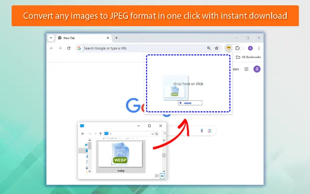 Screenshot 2 of WebP to JPG Converter