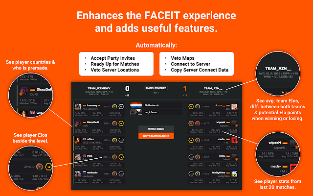 Screenshot 1 of Repeek (formerly FACEIT Enhancer)