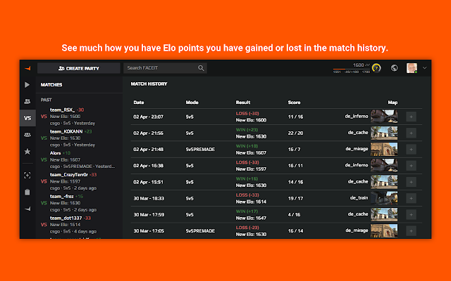 Screenshot 2 of Repeek (formerly FACEIT Enhancer)
