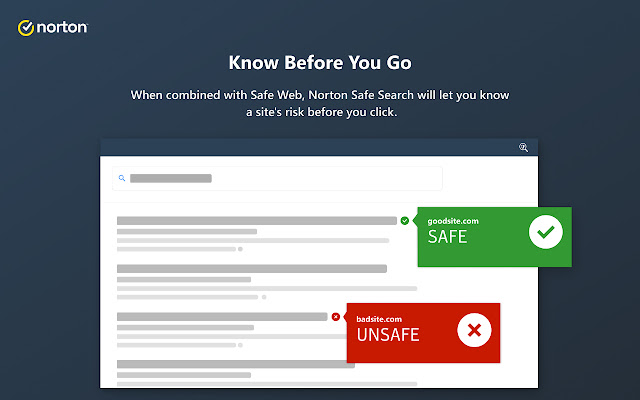 Screenshot 1 of Norton Safe Search