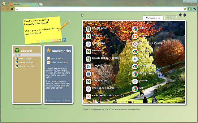 Screenshot 2 of Incredible StartPage - Productive Start Page