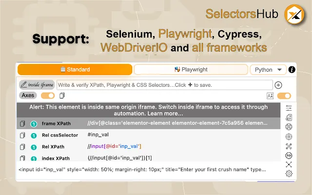 Screenshot 2 of SelectorsHub