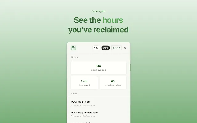 Screenshot 2 of superagent - Automatic cookie consent