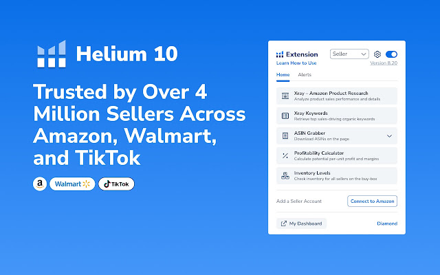 Screenshot 1 of Helium 10 for Amazon Sellers, Influencers, and Walmart Sellers