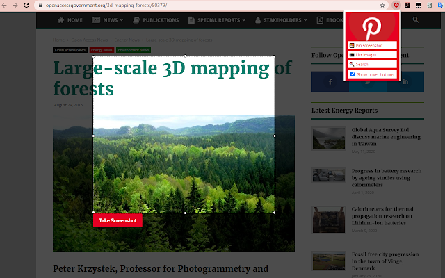 Screenshot 1 of Pinterest Love: Pinterest Screenshot Saver++