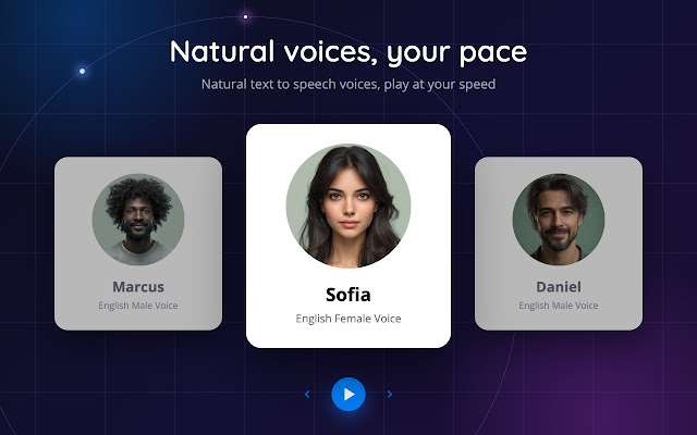 Screenshot 1 of Read Aloud TTS: Text to Speech AI Voice Generator