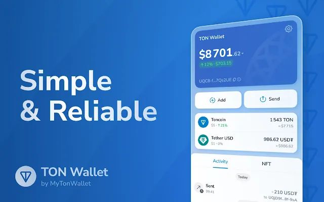 Screenshot 1 of TON Wallet
