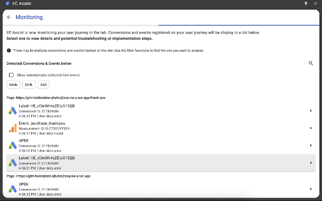 Screenshot 1 of EC Assist