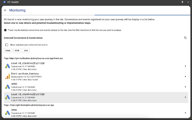 Screenshot 1 of EC Assist