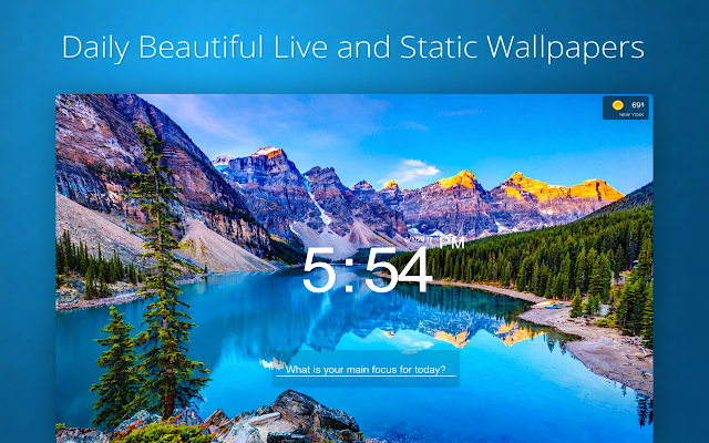Screenshot 1 of Live Start Page - Living Wallpapers