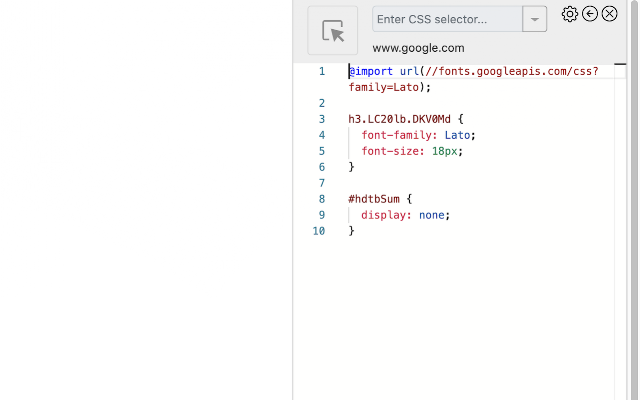 Screenshot 2 of Stylebot