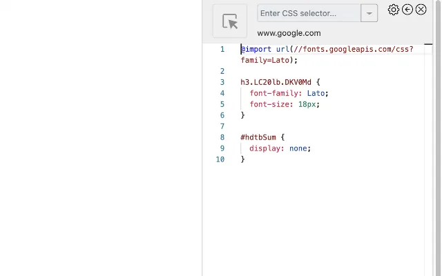 Screenshot 2 of Stylebot