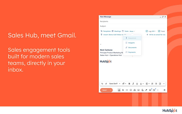 Screenshot 1 of HubSpot Sales