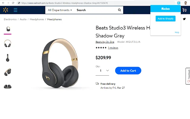 Screenshot 1 of Robo Product Importer