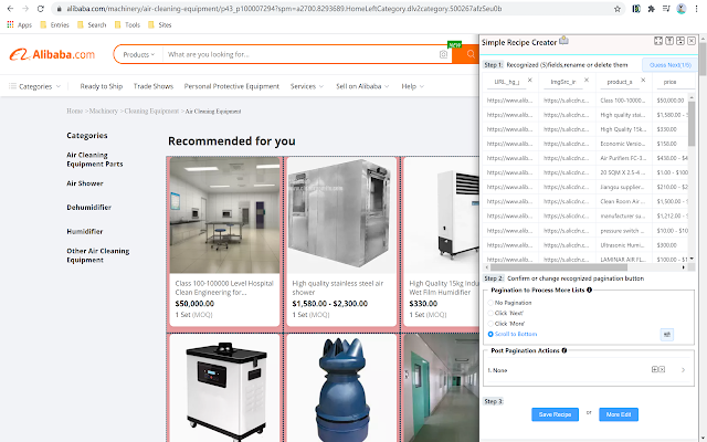 Screenshot 1 of NoCoding Data Scraper - Easy Web Scraping