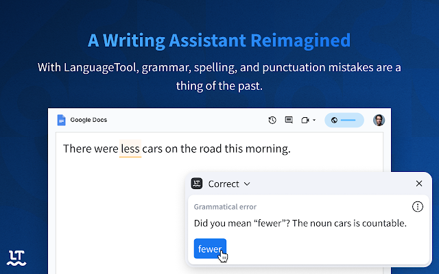 Screenshot 1 of AI Grammar Checker & Paraphraser – LanguageTool