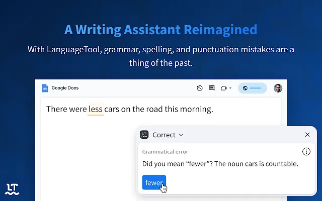 Screenshot 1 of AI Grammar Checker & Paraphraser – LanguageTool