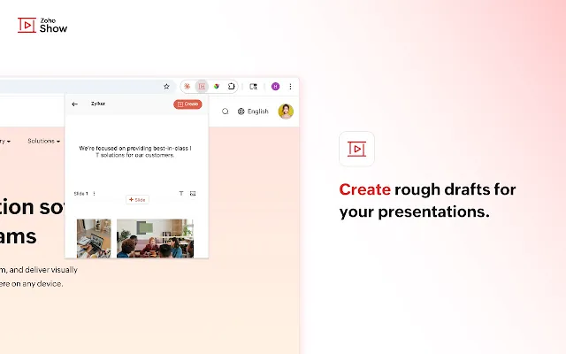 Screenshot 1 of Zoho Show