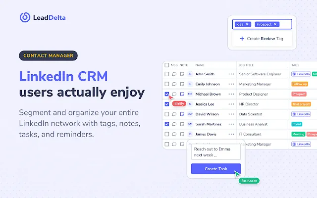 Screenshot 2 of CRM, Phone Number & Email Finder for LinkedIn