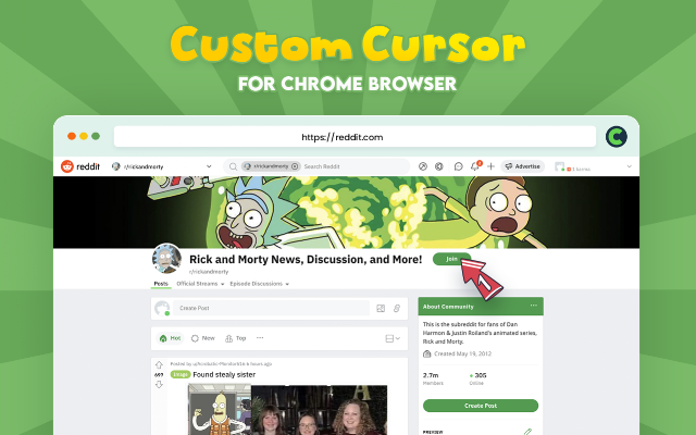 Screenshot 2 of Custom Cursor for Chrome