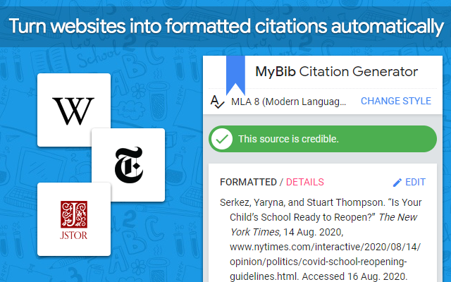 Screenshot 2 of MyBib: Free Citation Generator