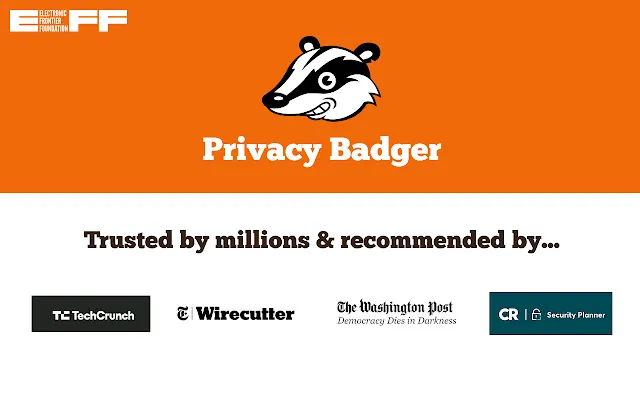 Screenshot 1 of Privacy Badger