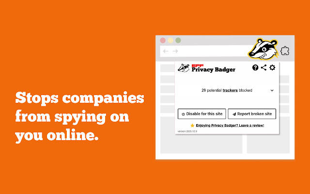 Screenshot 2 of Privacy Badger