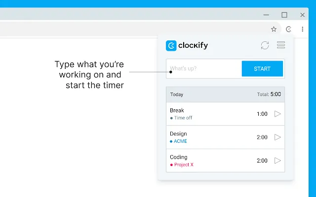 Screenshot 1 of Clockify Time Tracker