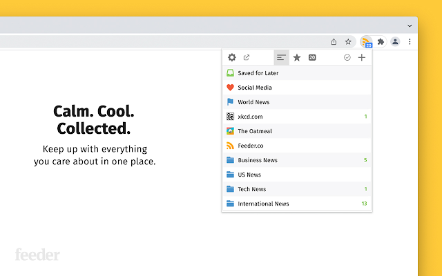 Screenshot 1 of RSS Feed Reader