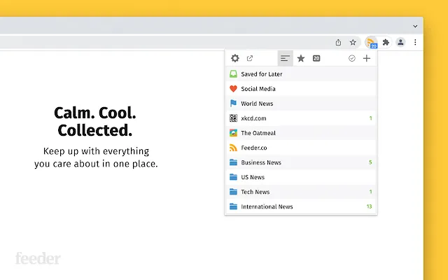 Screenshot 1 of RSS Feed Reader