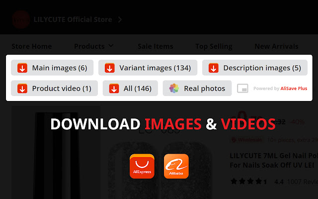 Screenshot 1 of AliSave Plus - Download AliExpress Images